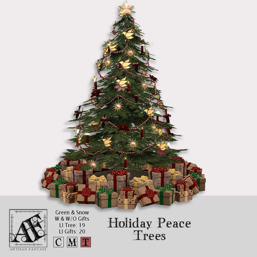 *AF* Holiday Peace Trees