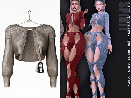 Second Life Marketplace - SPIRIT - Belina cardigan [NUDE]