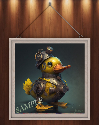 Steampunk Duck Artwork