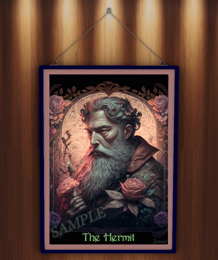 Tarot The Hermit Artwork