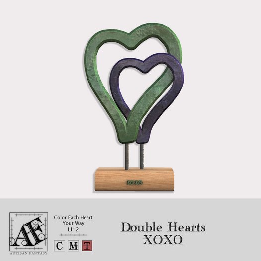 *AF* Double Hearts - XOXO