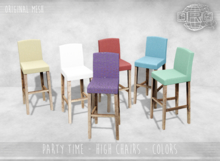 -DRD- Party Time - High Chairs - Colors 