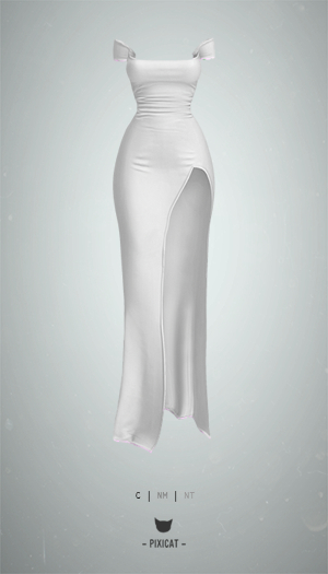 Second Life Marketplace Pixicat Audrey Dress White 