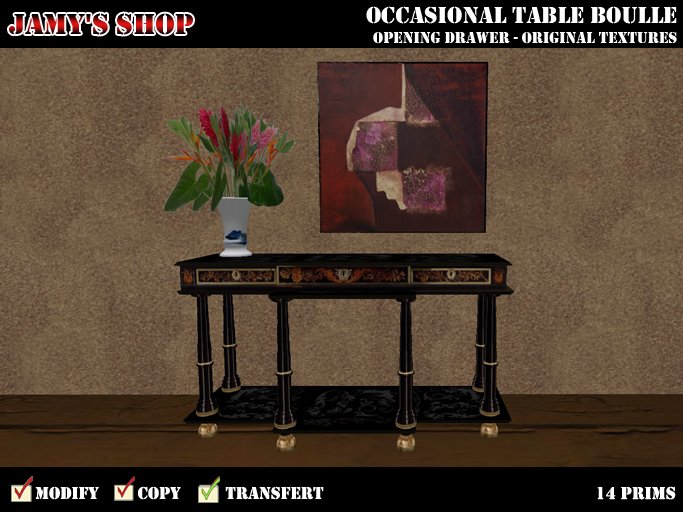 Occasional Table Credenza Andre-Charles Boulle "Versailles"
