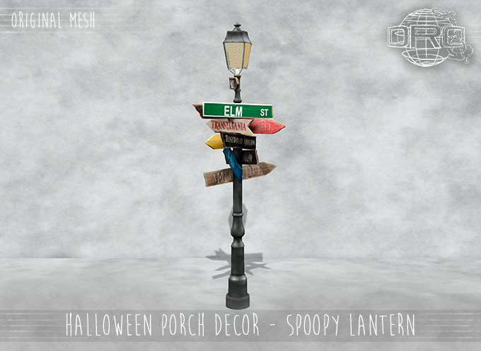 -DRD- Halloween Porch Decor - Spoopy Lantern