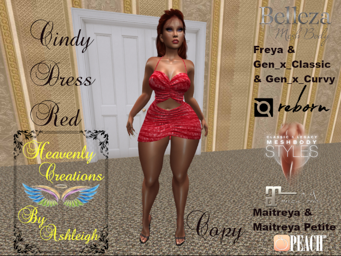 Cindy Dress Red