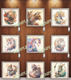 Pastel Animals Artwork Fat Pack