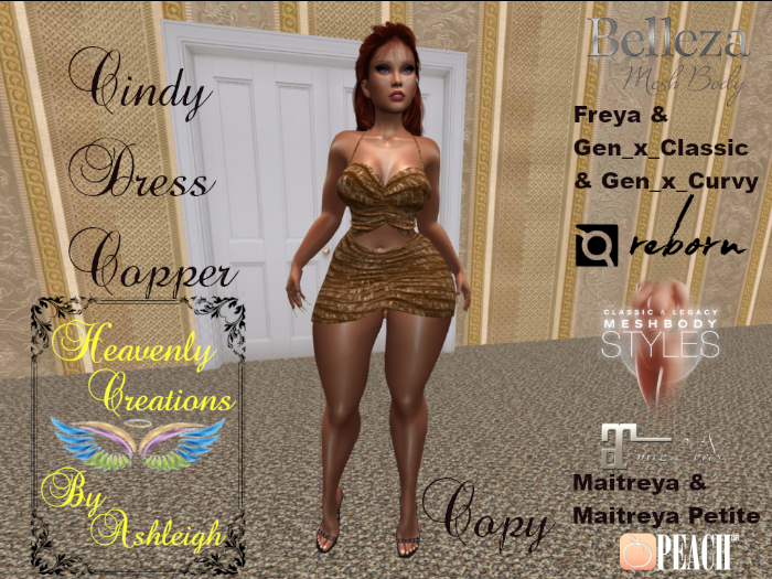 Cindy Dress Copper