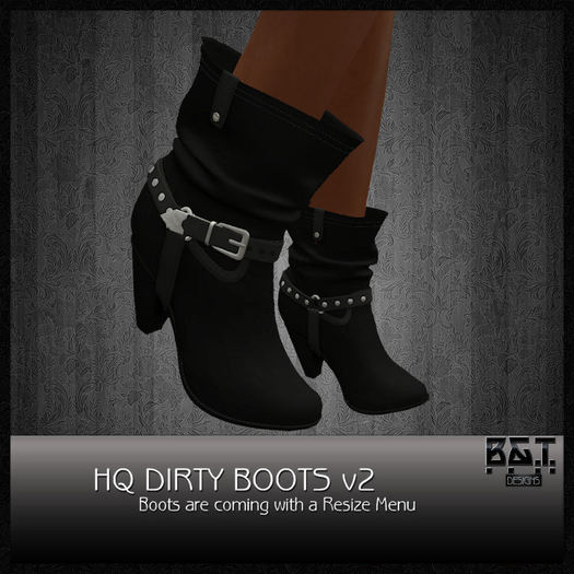 :.<B&T>.: Dirty Boots v2 Black