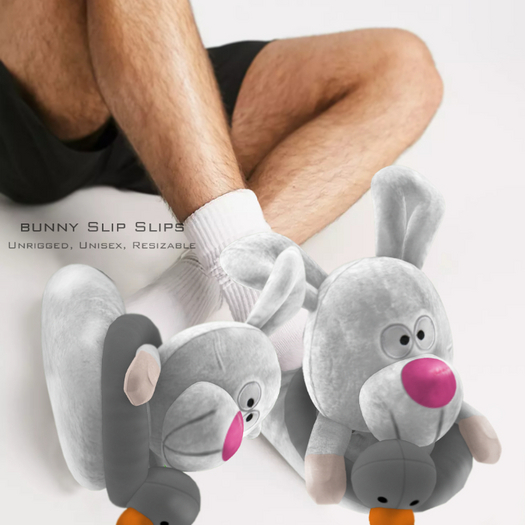 [21] Bunny Slip Slips Grey