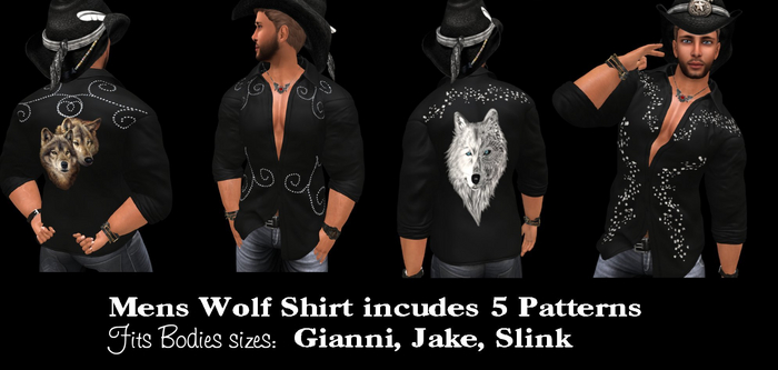 AAC Mens Wolf Shirt (Boxed)