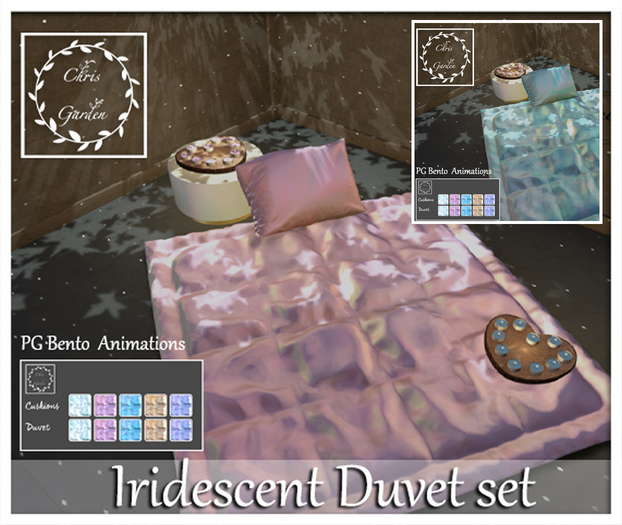C*Iridescent Duvet down