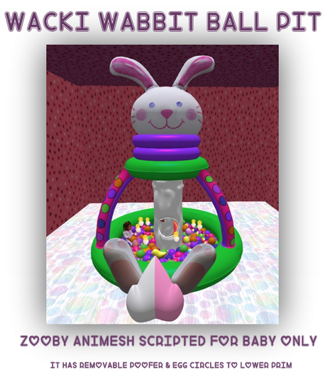 MERCI~WACKI WABBIT BALL PIT
