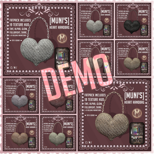 [Muni's] Heart Handbag ➤ DEMO