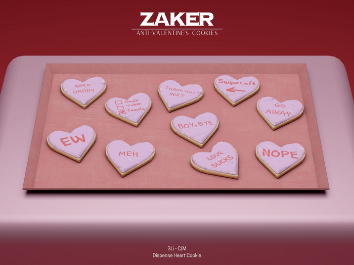 ZAKER : Anti-Valentine's Day Cookies