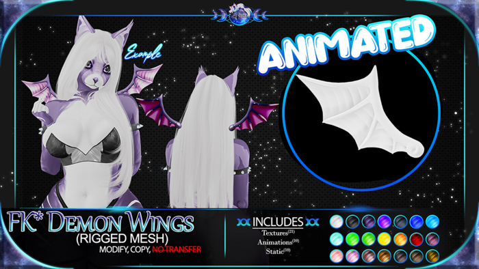 FK* Demon Wings ☾☾Bento & Animesh☽☽