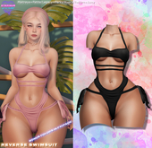 [Eternus] Reverse Swimsuit Black