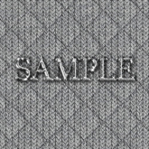 Zoy Texture [ Diamond Knitting 02 ] Seamless - Gray