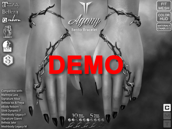 **RE**  Agony Bracelets - Unisex DEMO