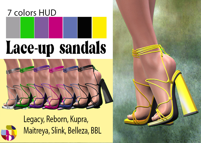 Lace-up sandals
