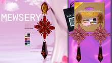 #MEWSERY Retro Crystal Earrings{Pink} - unrigged