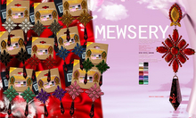 #MEWSERY Retro Crystal Earrings{#FATPACK} - unrigged
