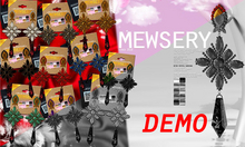 #MEWSERY Retro Crystal Earrings {DEMO} - unrigged