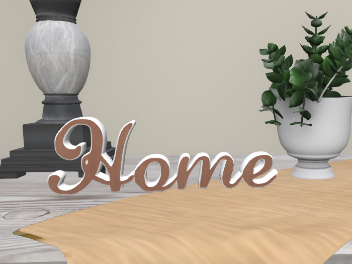 Word Block "Home" Shelf Sitter