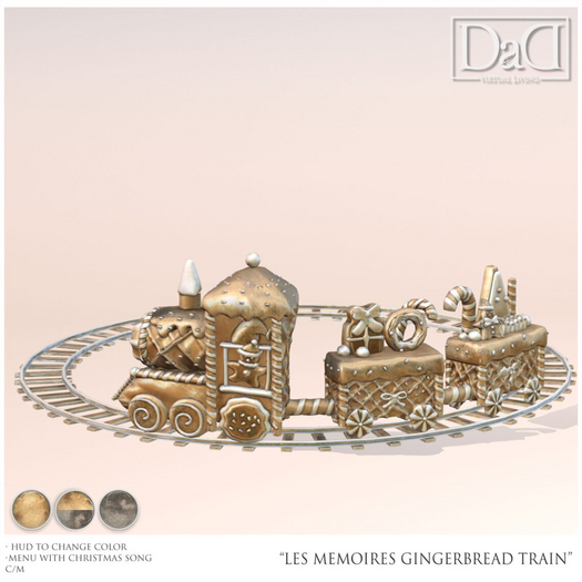 DaD - Les Memoires Gingerbread Train