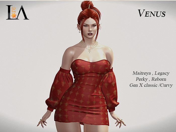 Unpack Dress Venus Red