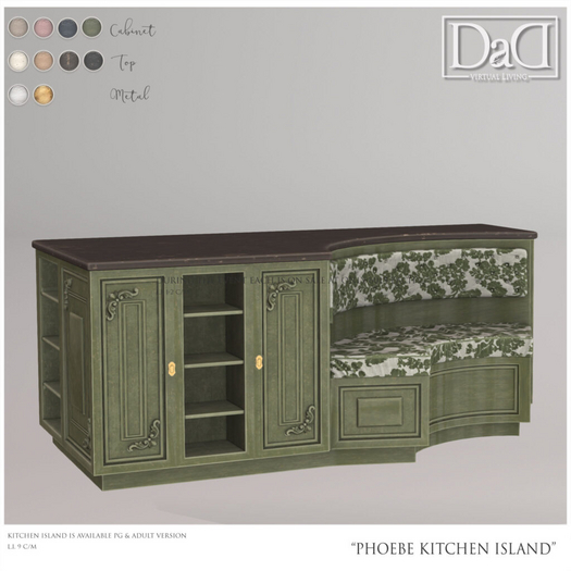 DaD - Phoebe Kitchen Island - PG 