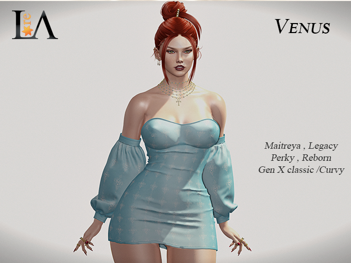 Unpack Dress Venus Bleu