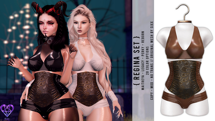 - sixx - Regina Set - Tan