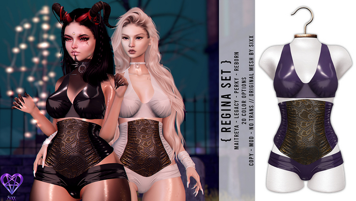 - sixx - Regina Set - Grape