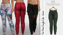 Zion Pants Green - Maitreya, Petite, Kupra , Legacy, Reborn, Juicy Rolls - FashionNatic