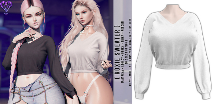 - sixx - Roxie Sweater - White