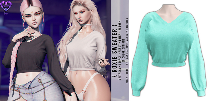 - sixx - Roxie Sweater - Mint 