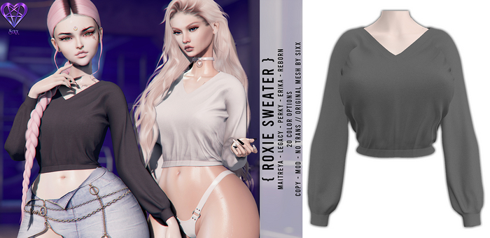 - sixx - Roxie Sweater - Grey