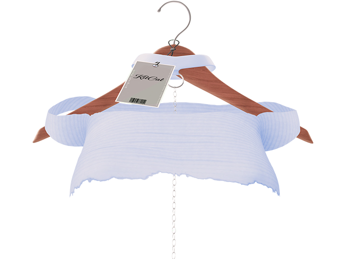 KitCat - Torn Top (Sky)