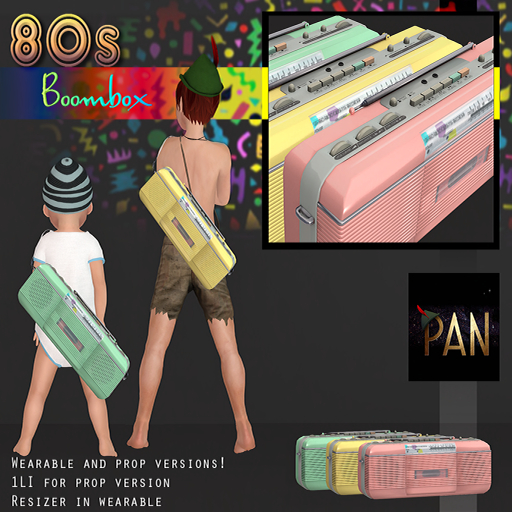 *PAN* 80s Boombox Radio