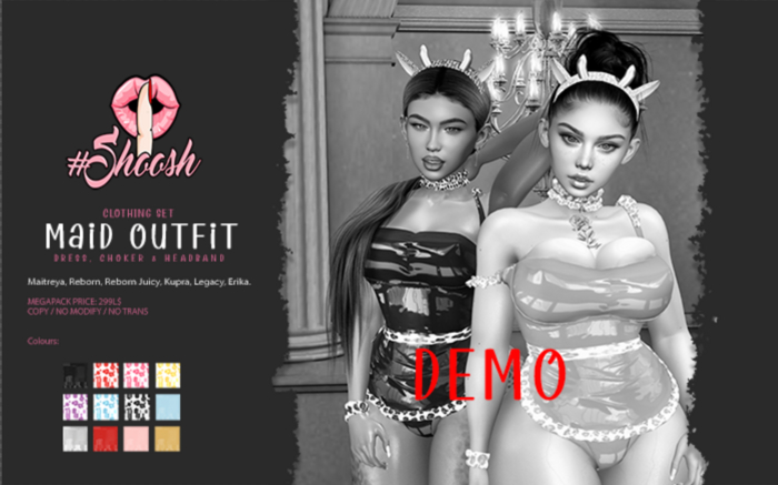 #SHOOSH - Maid Outfit [DEMO]