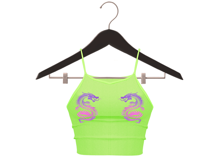 KitCat - Dragon Tank (Lime)