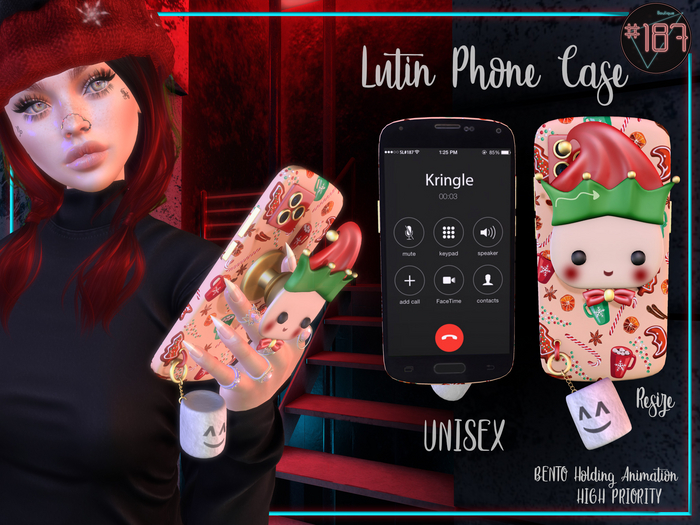 #187# Lutin Phone Case *Holding*