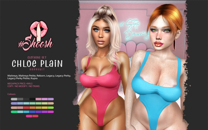 #SHOOSH - Chloe Body Suit [PLAIN]