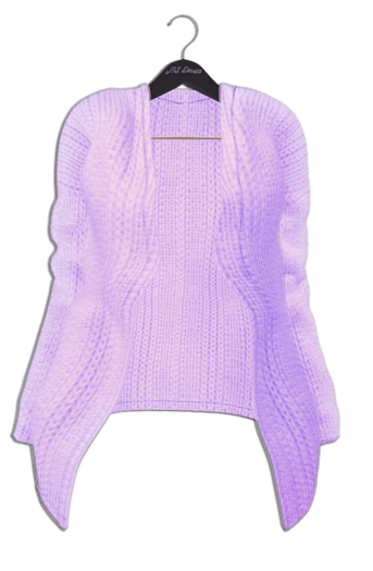 KitCat - Cozy Cardigan (Lilac)