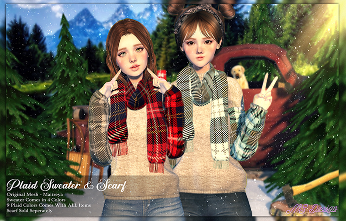 :: MS Design :: Plaid Sweater (Fatpack)