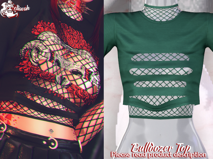Eliavah ~ Bulldozer Top [SEAFOAM]