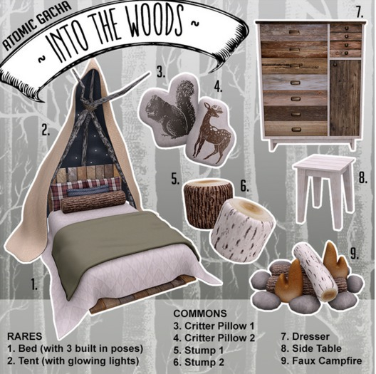 .Atomic. {Gacha} Into The Woods - Critter Pillow 2