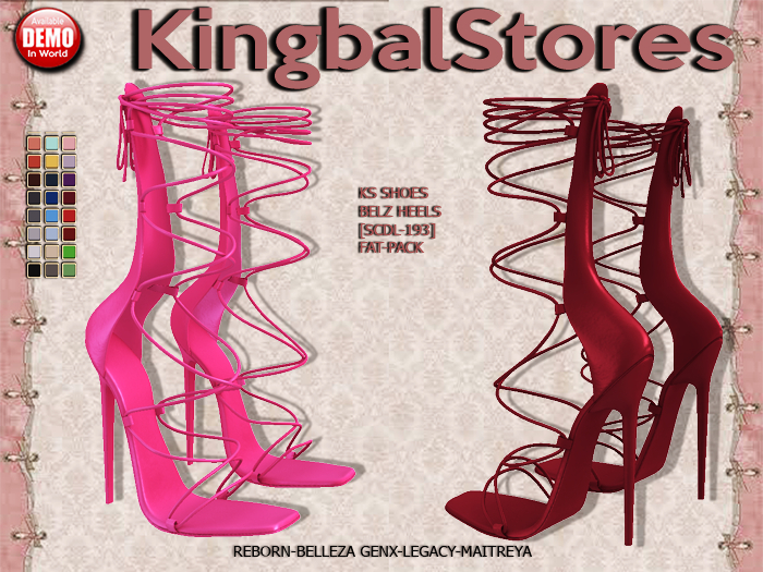 KS SHOES BELZ HEELS [SCDL-193] FAT-PACK