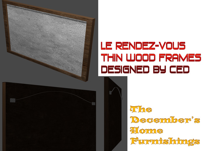 Le Rendez-vous Thin Wood Frame Design Full Collection